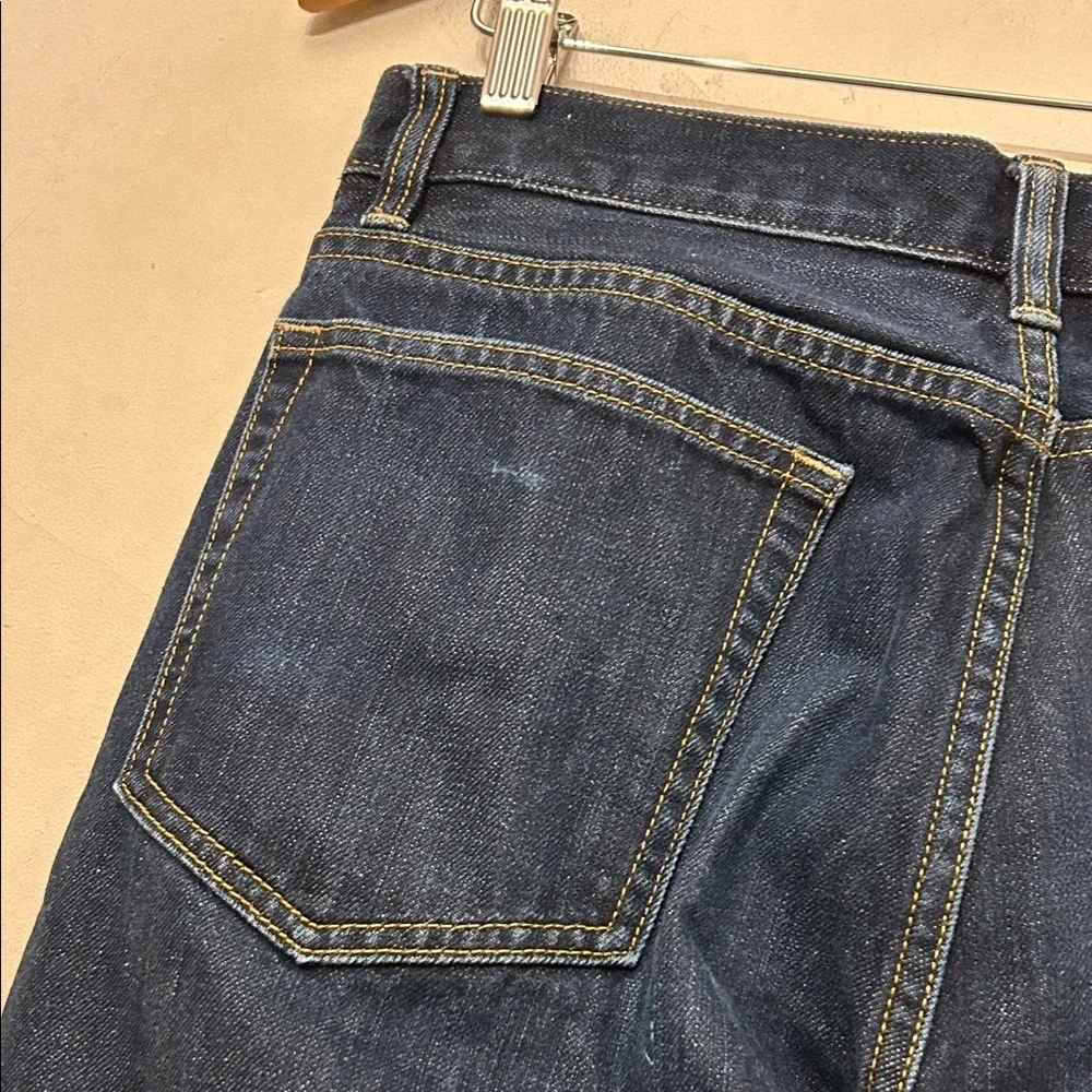 J Crew Men's Dark Blue Jeans The Bleecker Size 32 X 32 EUC